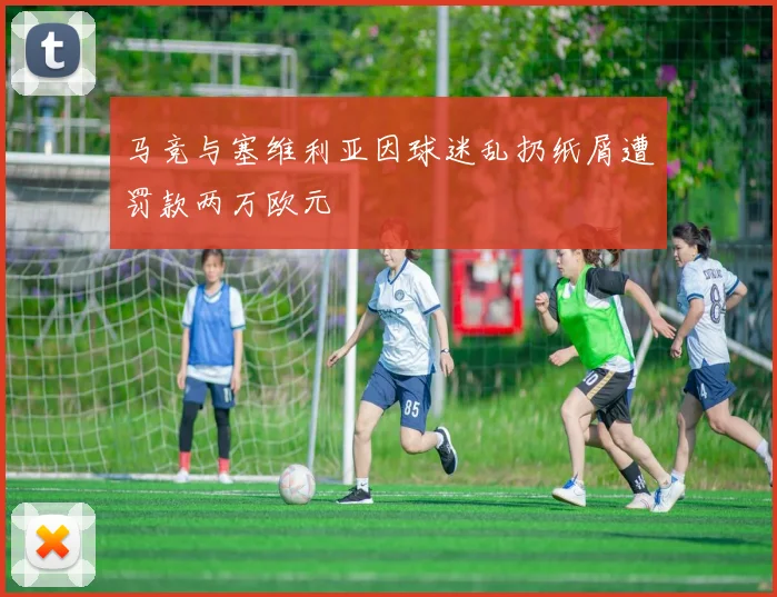 马竞与塞维利亚因球迷乱扔纸屑遭罚款两万欧元
